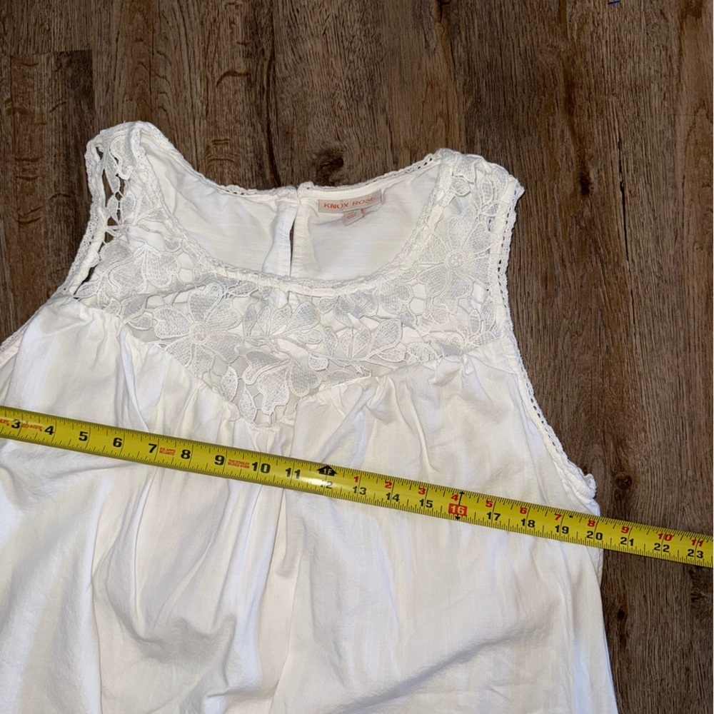 Knox Rose • Lace Top Cotton Dress - Picture 3 of 10